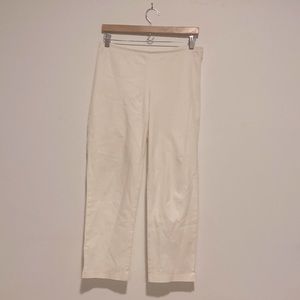 White Strait Legged Woman’s Petite Small Eileen Fisher Pants